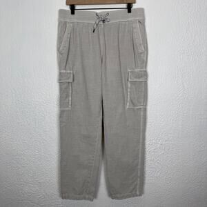James Perse Zuma Cotton Cargo Trousers Pant Drawstring Waist Size 3 / Large